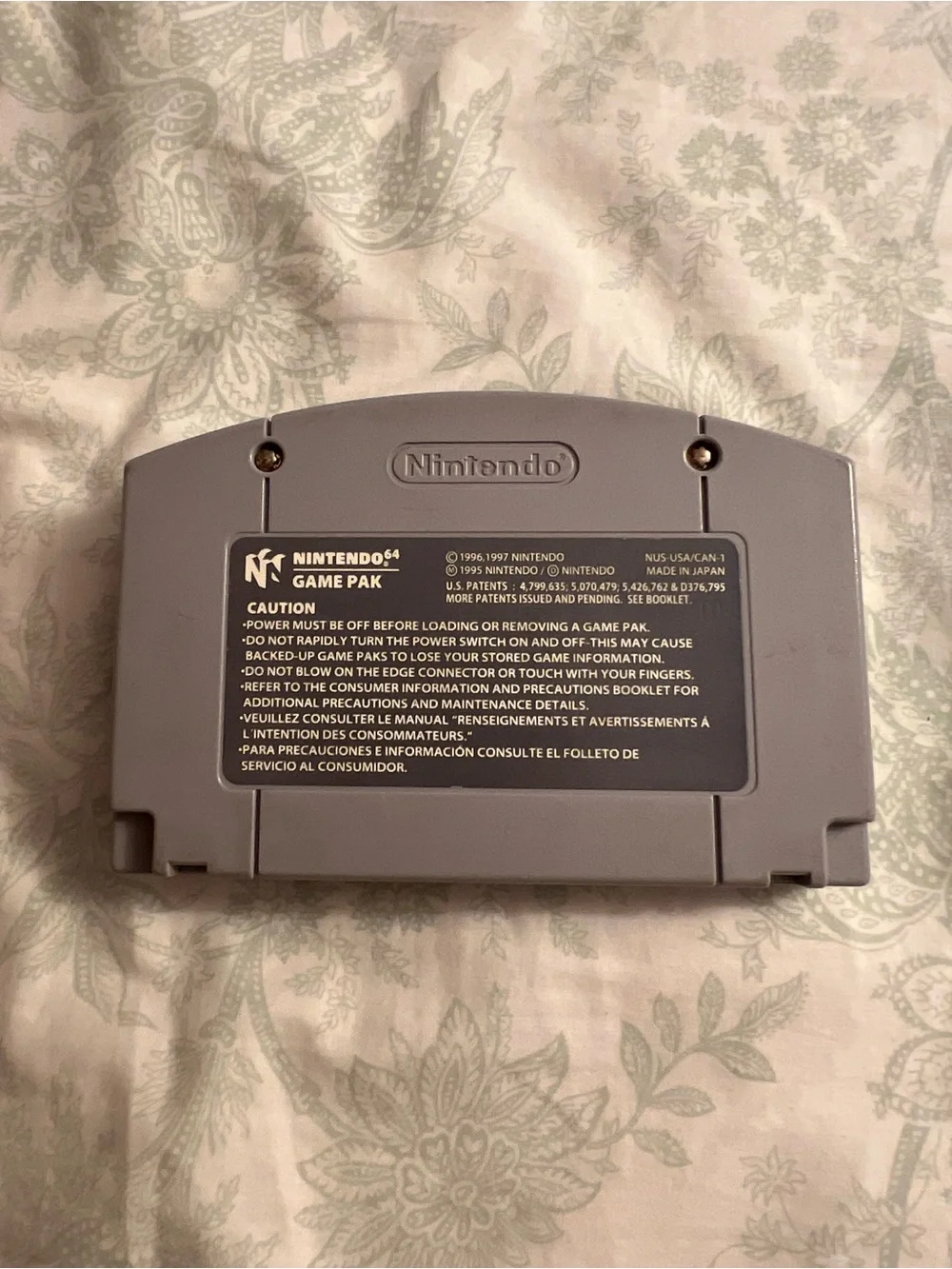 Nintendo Toy Story 2 N64 Cartridge - Blue, Gray, Yellow, Red